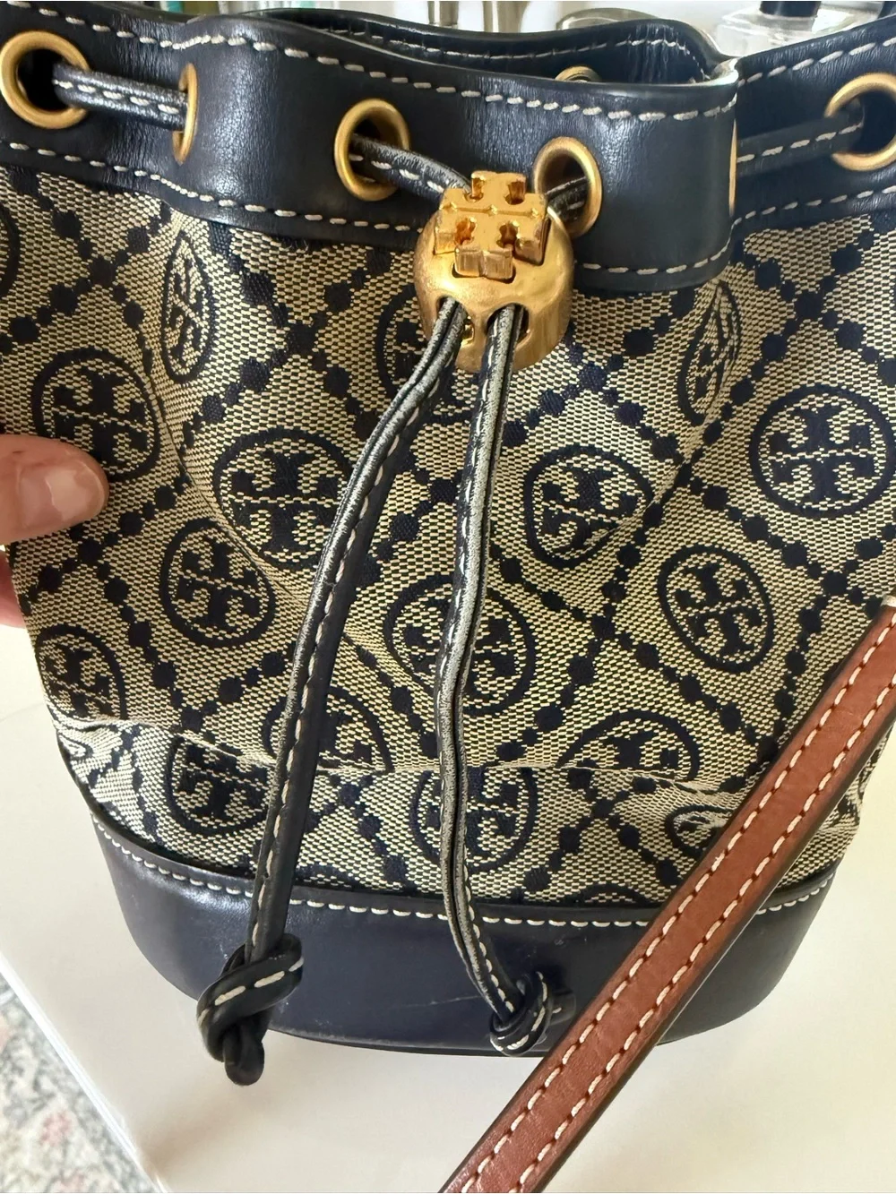 Tory Burch monogram jacquard
